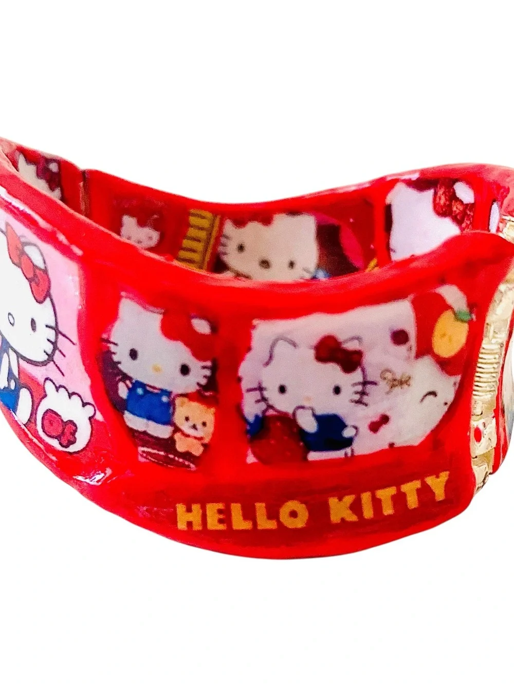 Hello Kitty Red Character Hinged Bangle